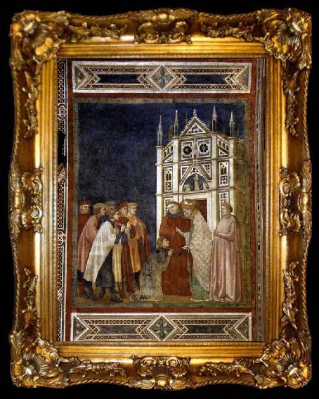 framed  PALMERINO DI GUIDO St Nicholas Forgiving the Consul, ta009-2